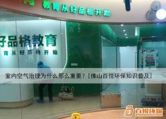 室內空氣治理為什么那么重要？[佛山百悅環保知識普及]